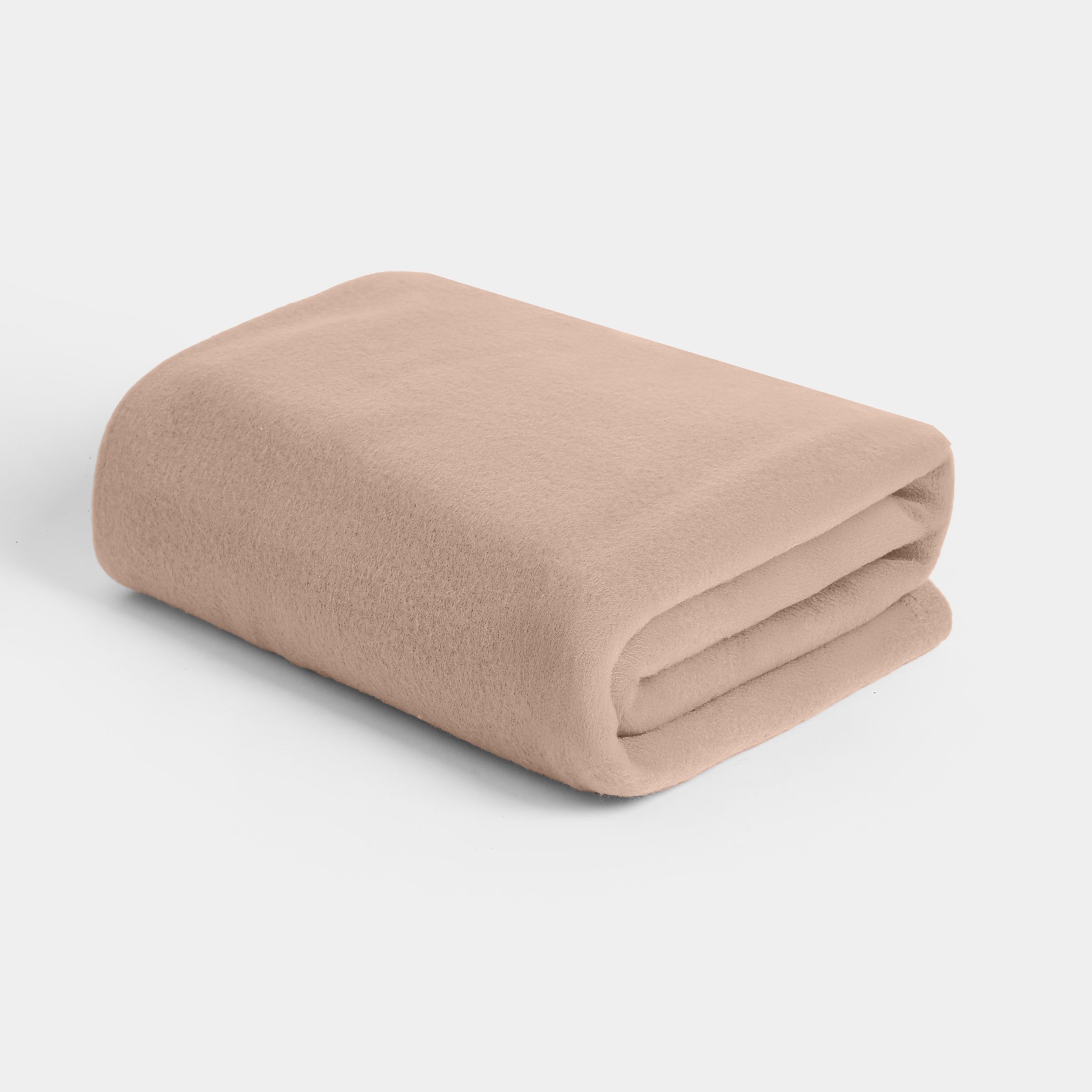 OHS Teddy Fleece Blanket Throw - 200 x 240cm - Mocha