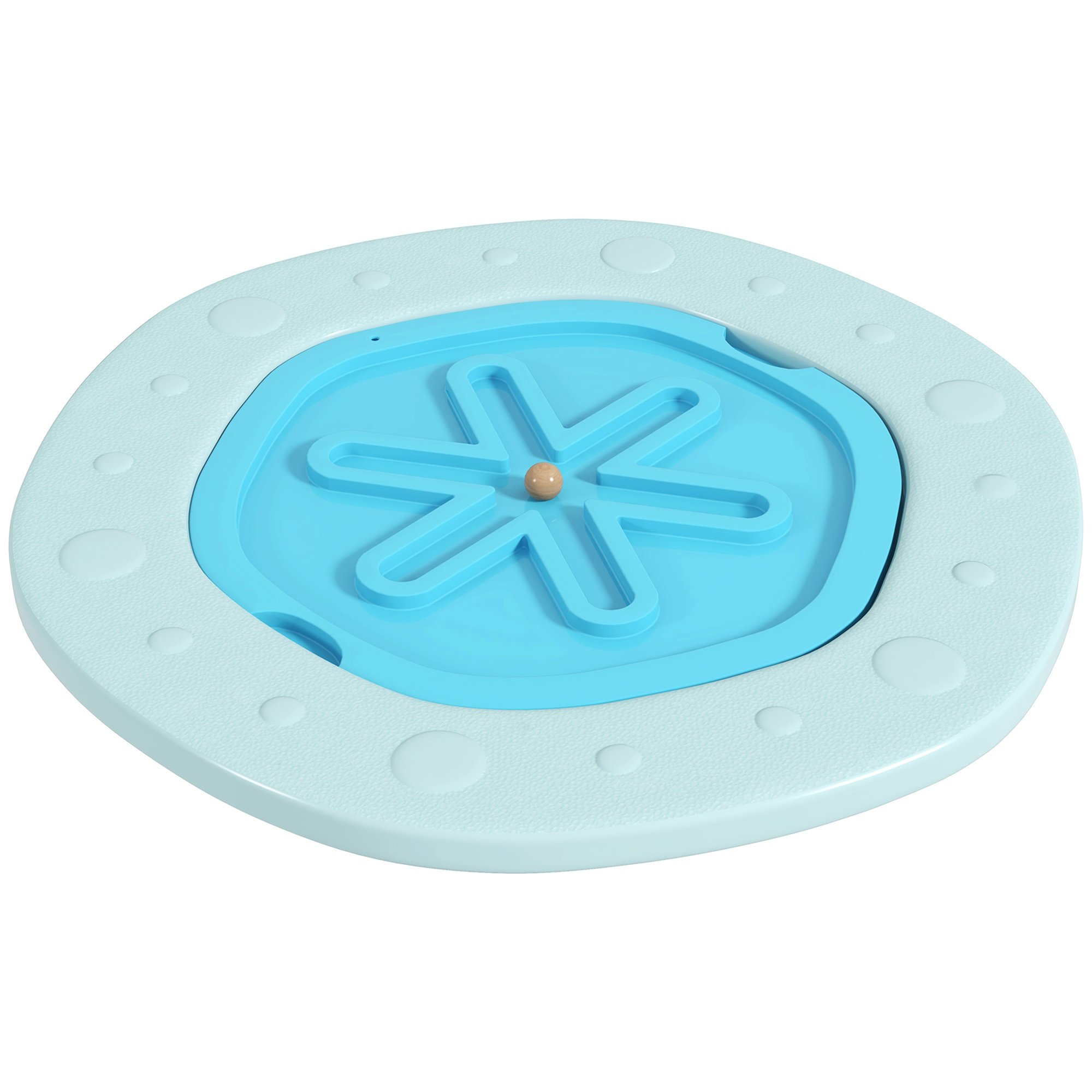 ZONEKIZ 2 in 1 Kids Wobble Ball Balance Board - Blue