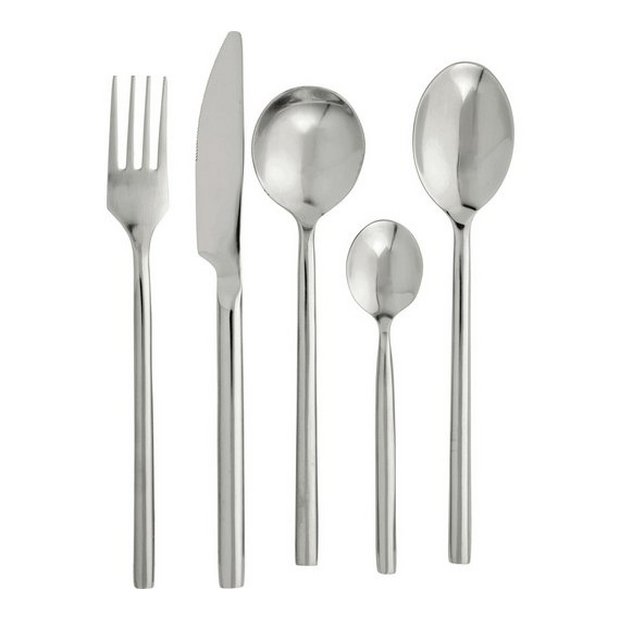 Buy HOME 40 Piece Forged Stainless Steel Cutlery Set at Argos.co.uk ...