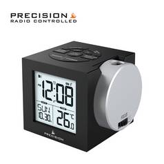 precision radio controlled projection digital alarm clock - fortnite alarm clock argos