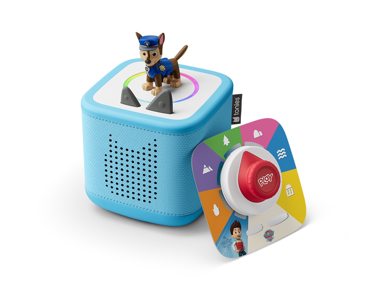 tonies Blue Toniebox 2 with Paw Patrol Chase Tonie