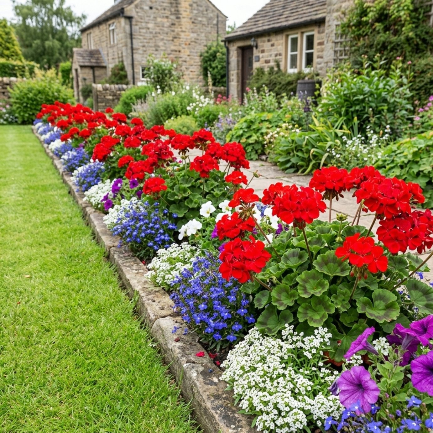 Accelopack Geranium Toscana Senna Bedding Plant- Set of 6