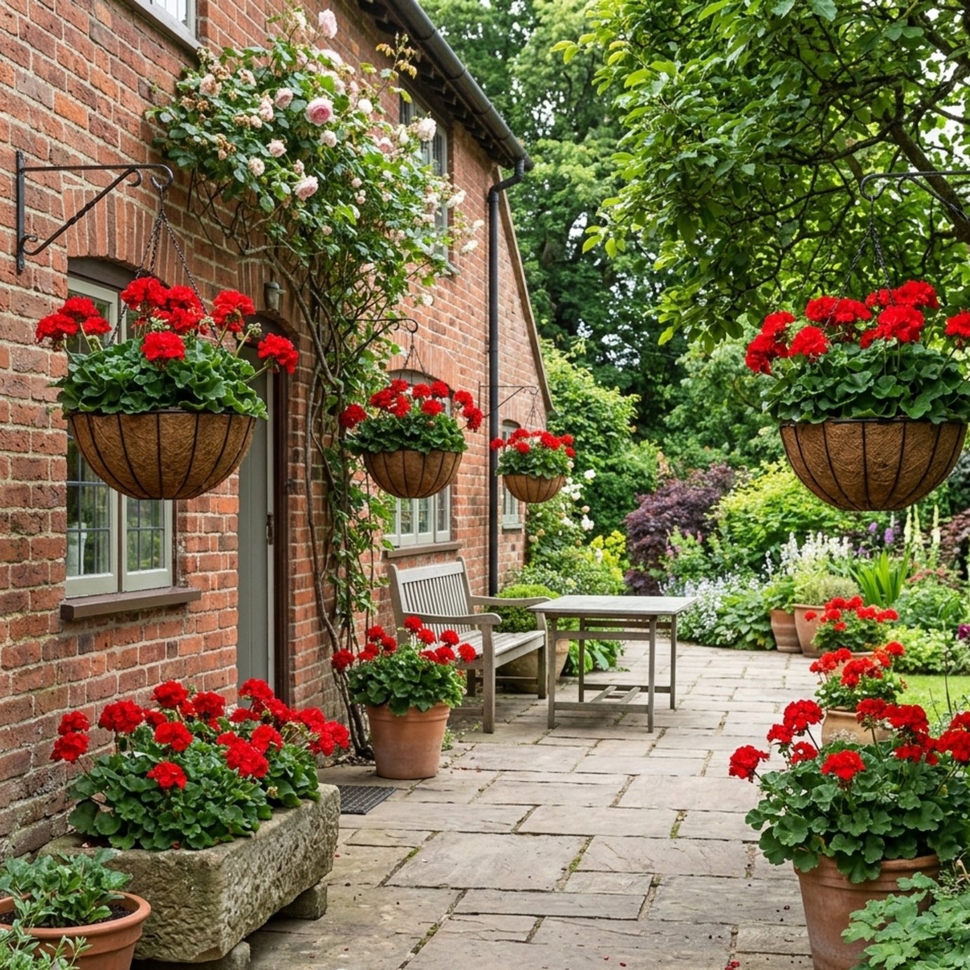 Accelopack Geranium Toscana Senna Bedding Plant- Set of 3