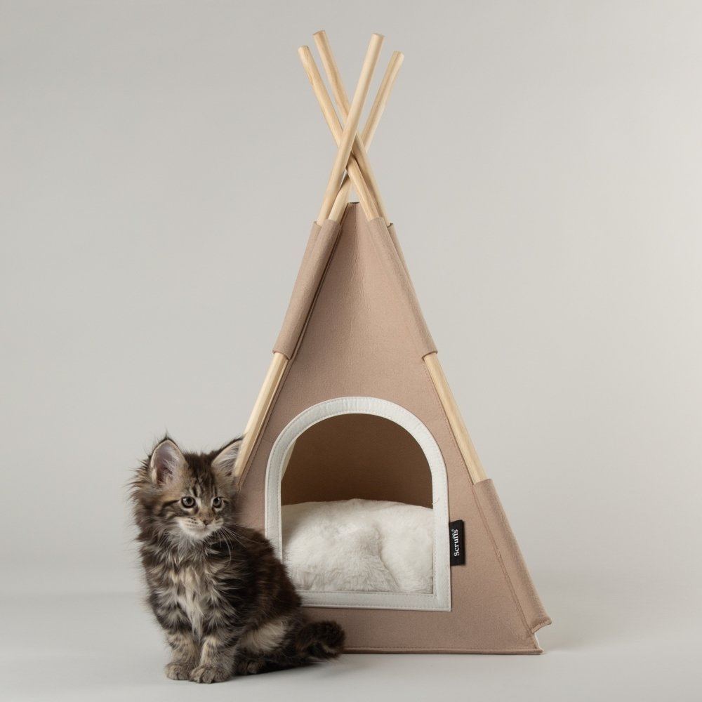 Scruffs Stockholm Felt Teepee Cat Bed - Small