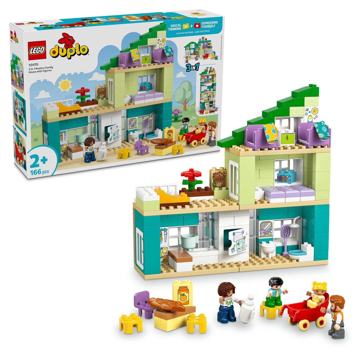 LEGO DUPLO 3 in 1 Modern Family House Toy 10470 PREORDER