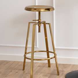 Furniture To Go Goose Metal Bar Stool - Brass