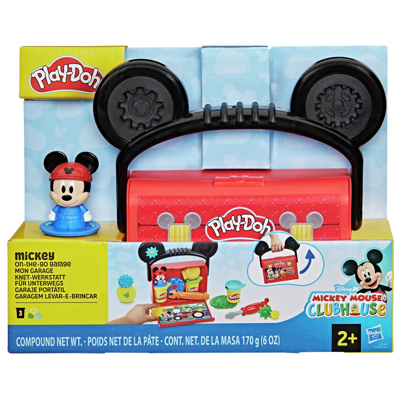 Play-Doh Disney Junior Mickey Mouse & On Go Garage Playset