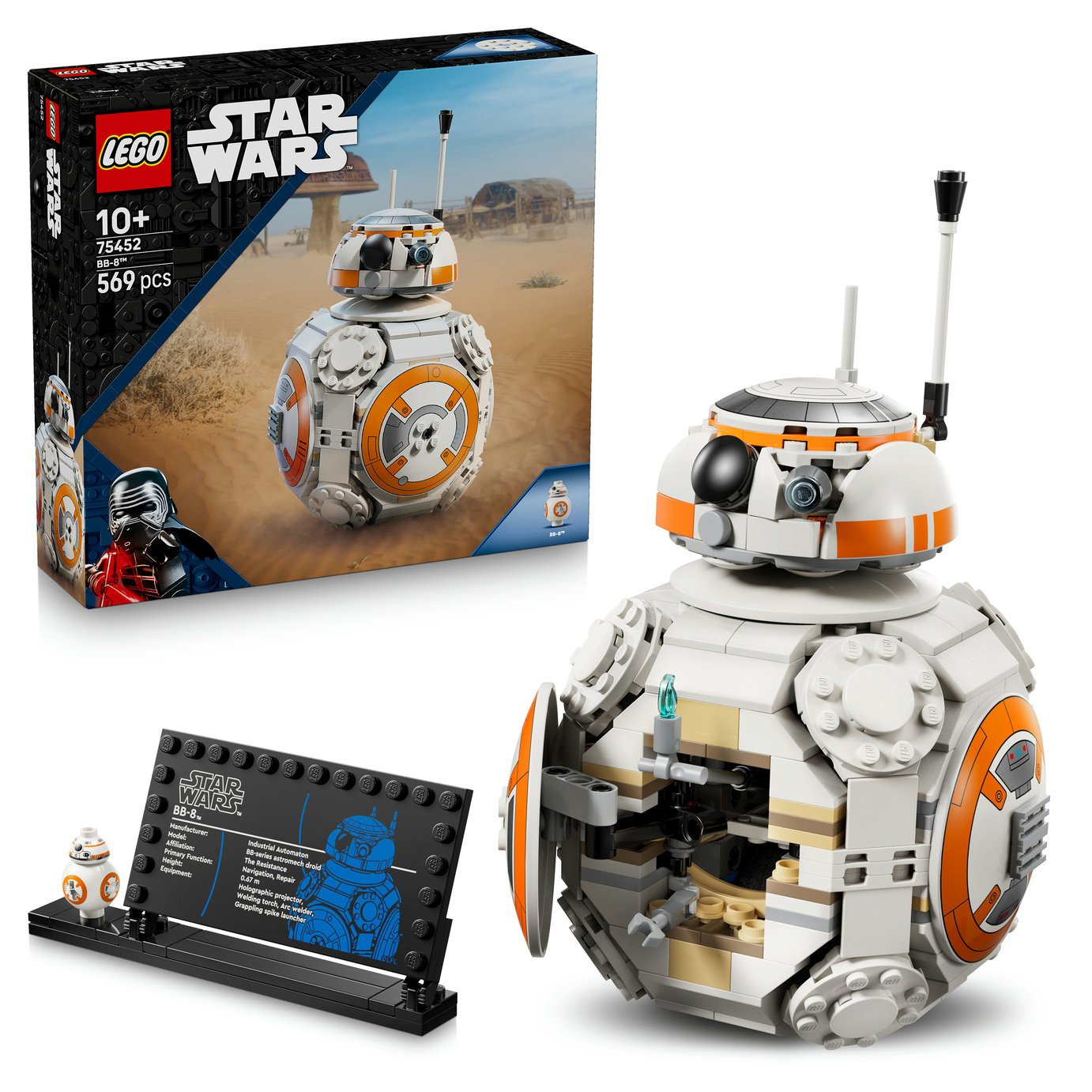 LEGO Star Wars BB-8 Astromech Droid Building Toy 75452