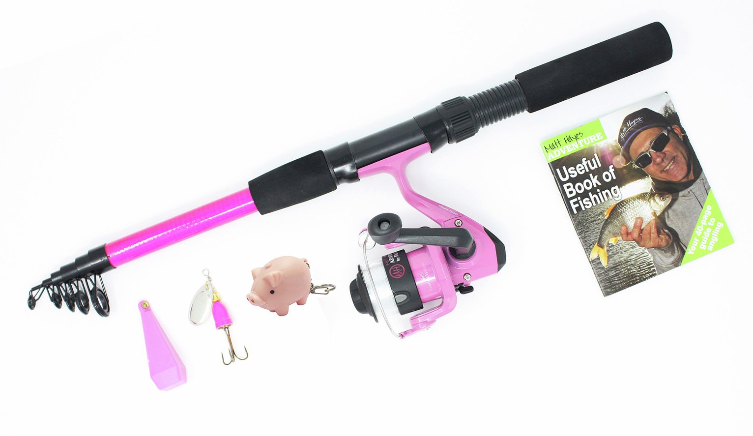 Matt Hayes Fish4Fun Piggsy Junior Fishing Kit Rod Reel