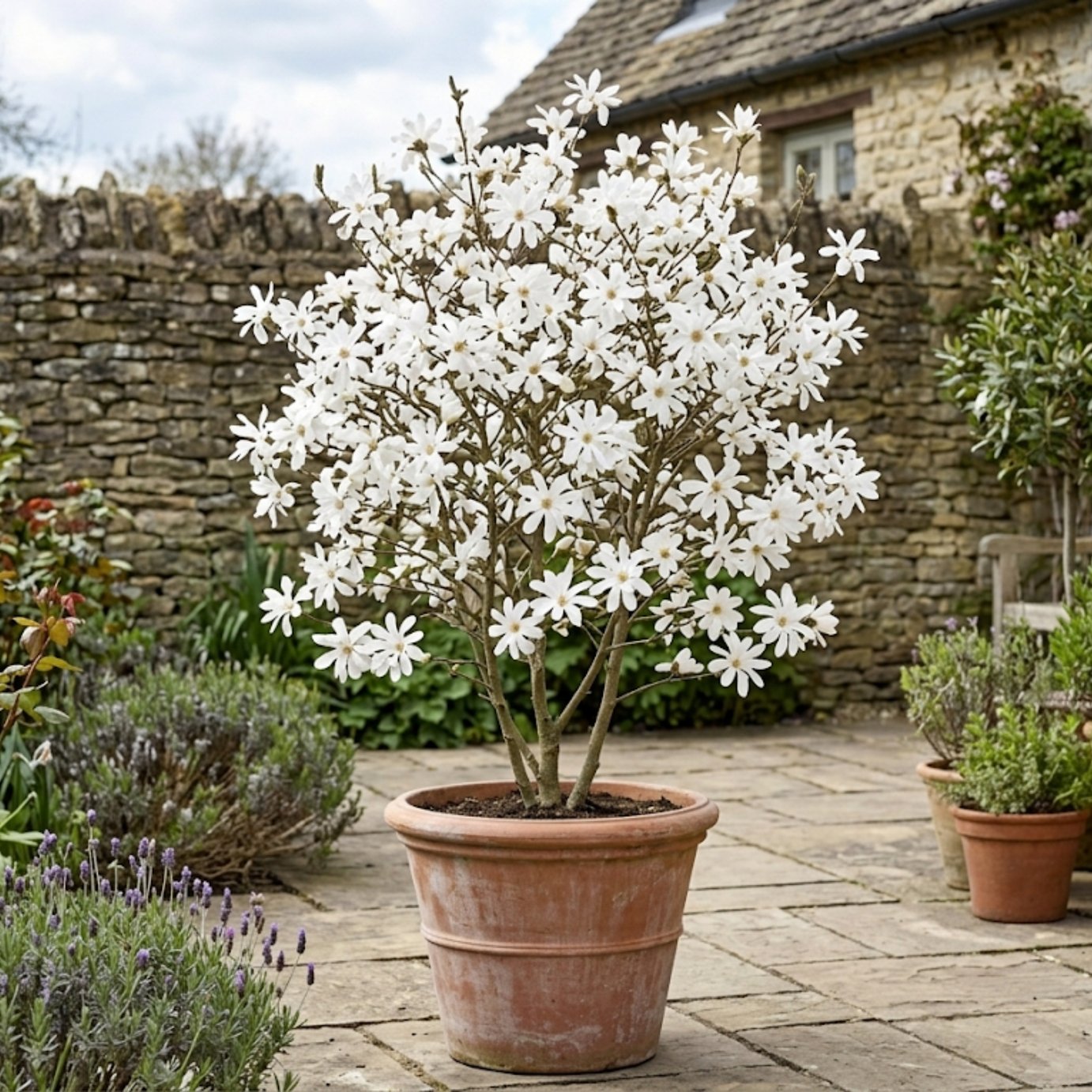 Accelopack Magnolia Stelatta 250cm White Plant