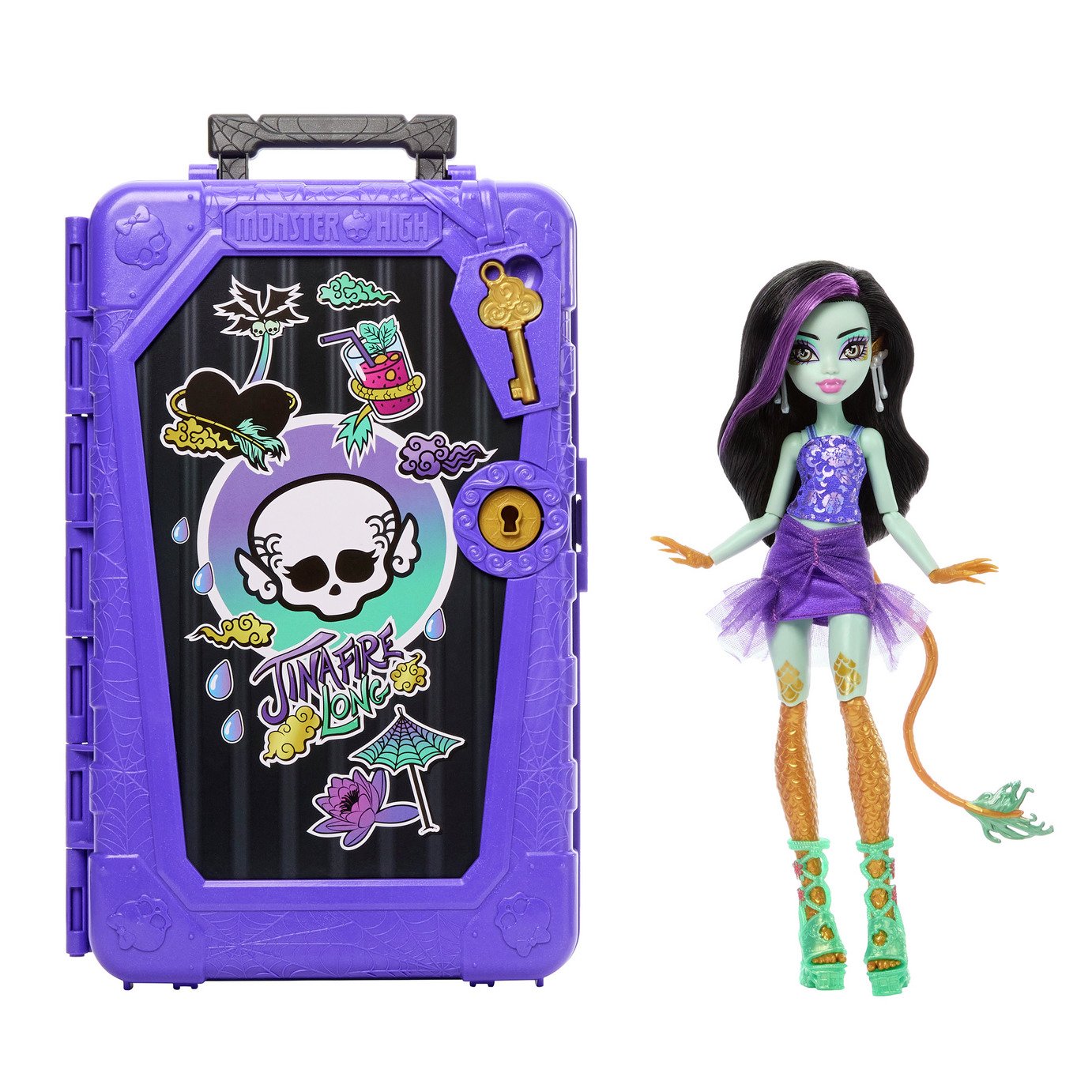 Monster High Skulltimate Secret Jinafire Long Doll & Playset