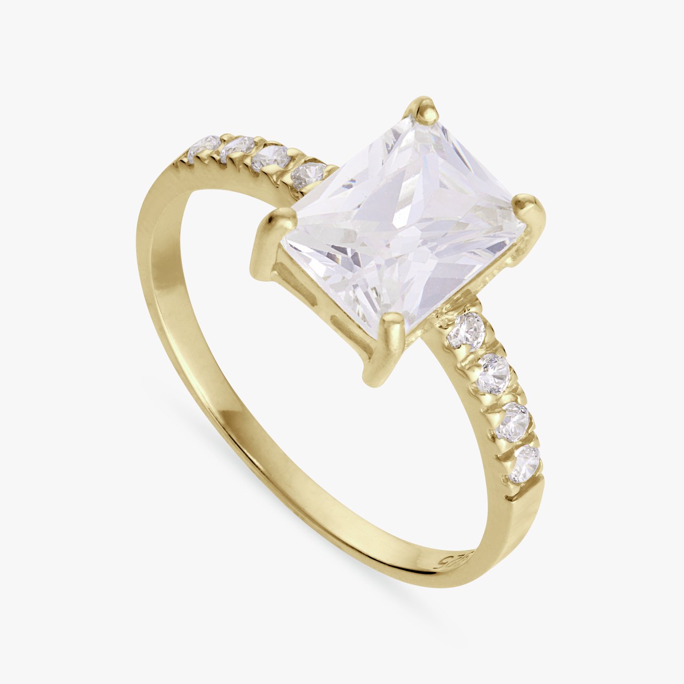 Revere Gold Plated Sterling Silver Radiant Dress Ring