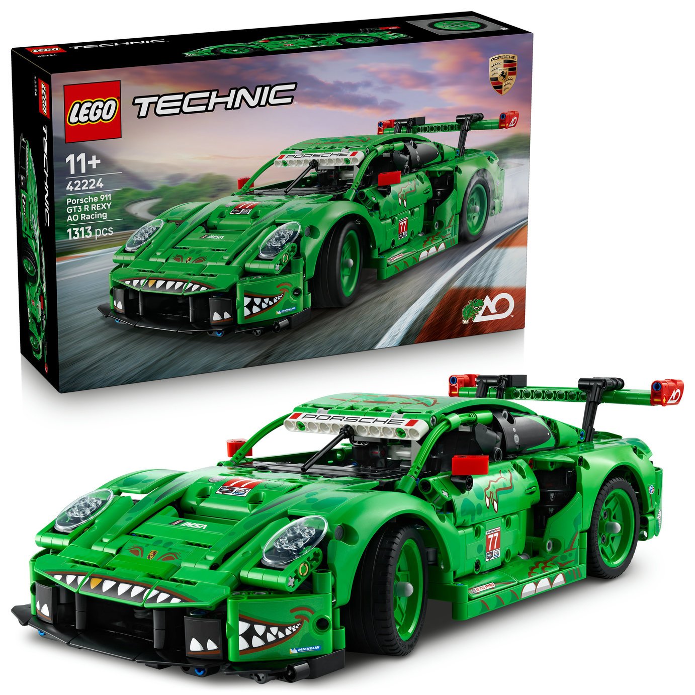 LEGO Technic Porsche 911 GT3 R REXY AO Car 42224