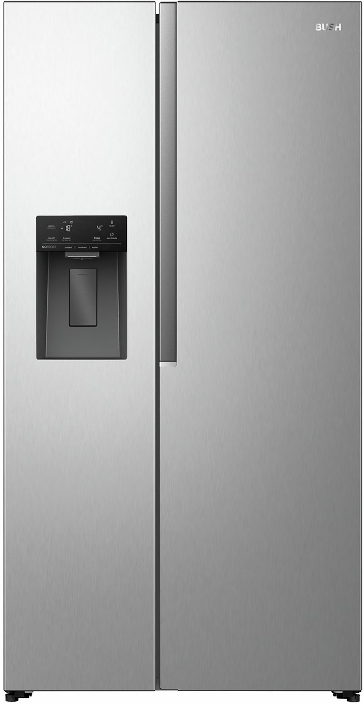 Bush 17891S American Fridge Freezer - Stainless Steel