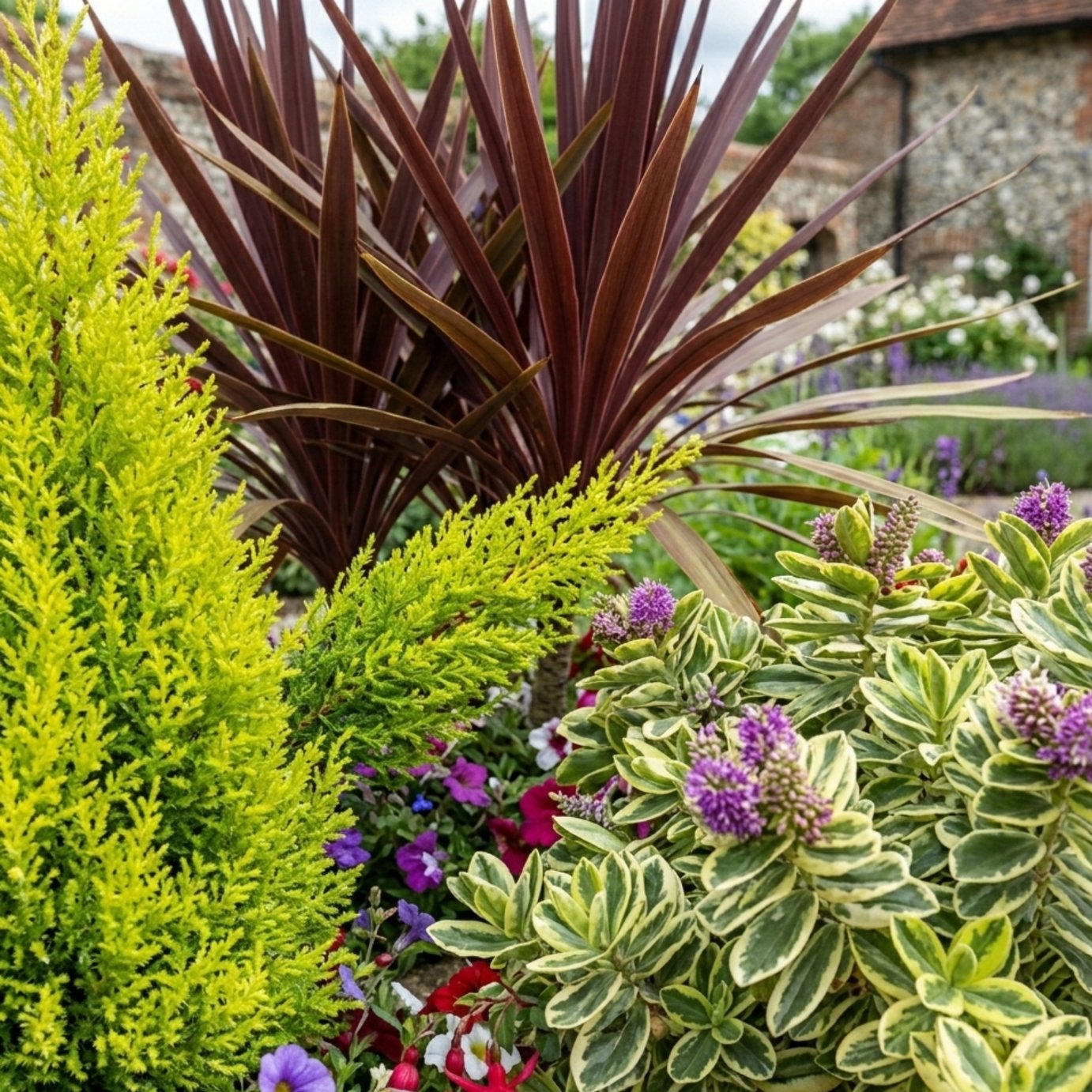 Accelopack Middles Cupressus Cordyline Hebe 100cm Plants