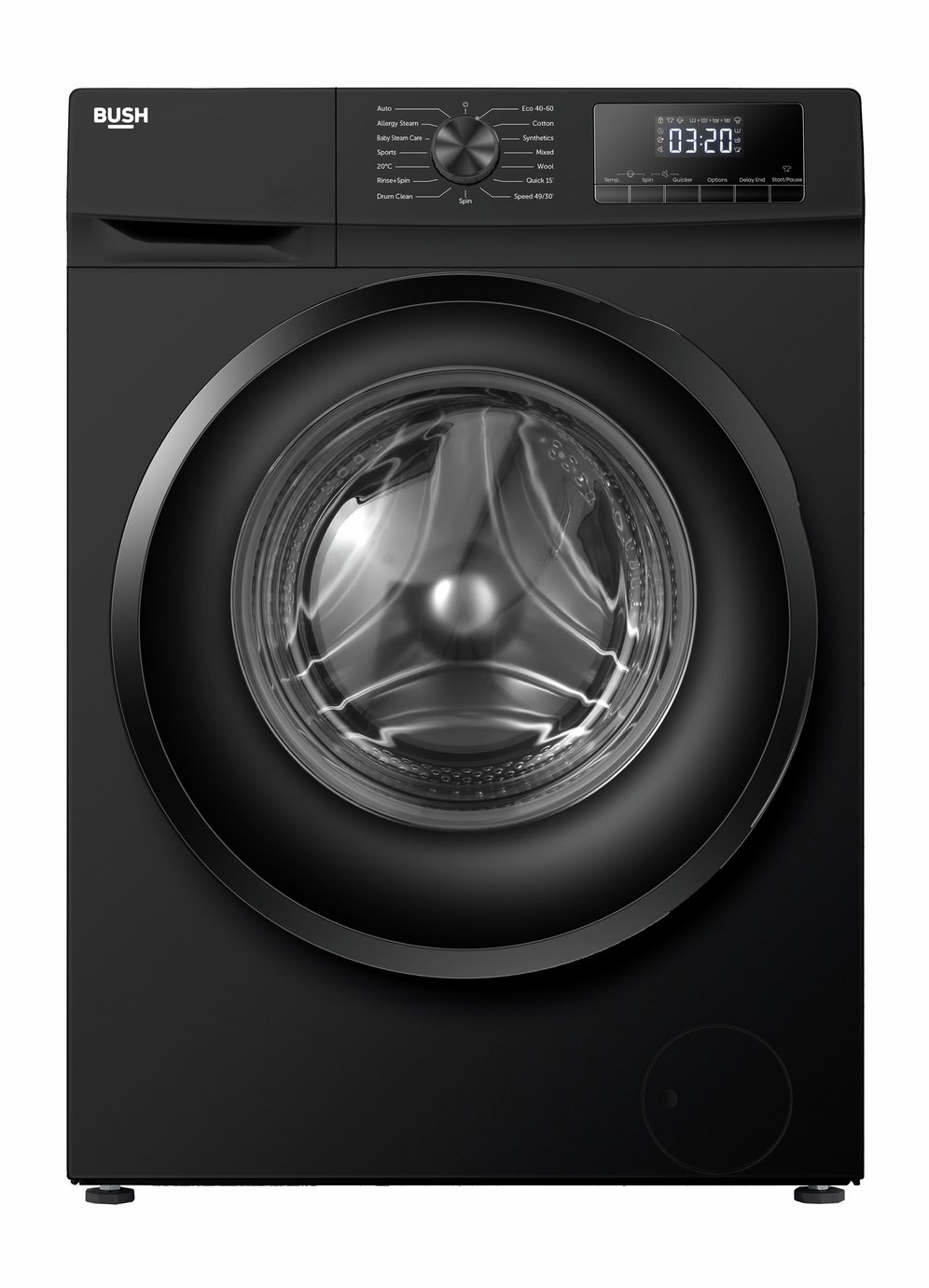 Bush BWM71400B 7KG 1400 Spin Washing Machine - Black