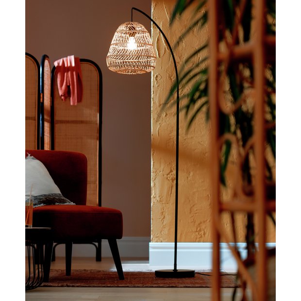 Argos deals rattan lamp