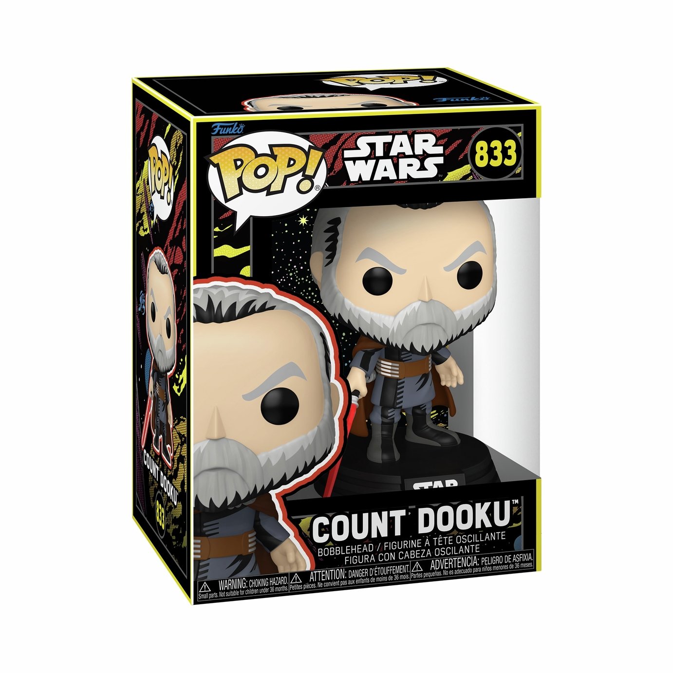Funko POP! Star Wars Count Dooku 4.5 Inches Vinyl Figure