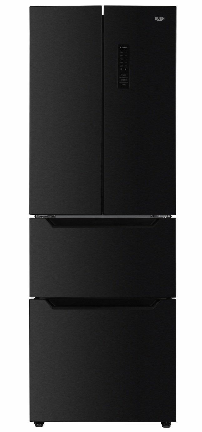 Bush 18060FFB French Door Fridge Freezer - Black