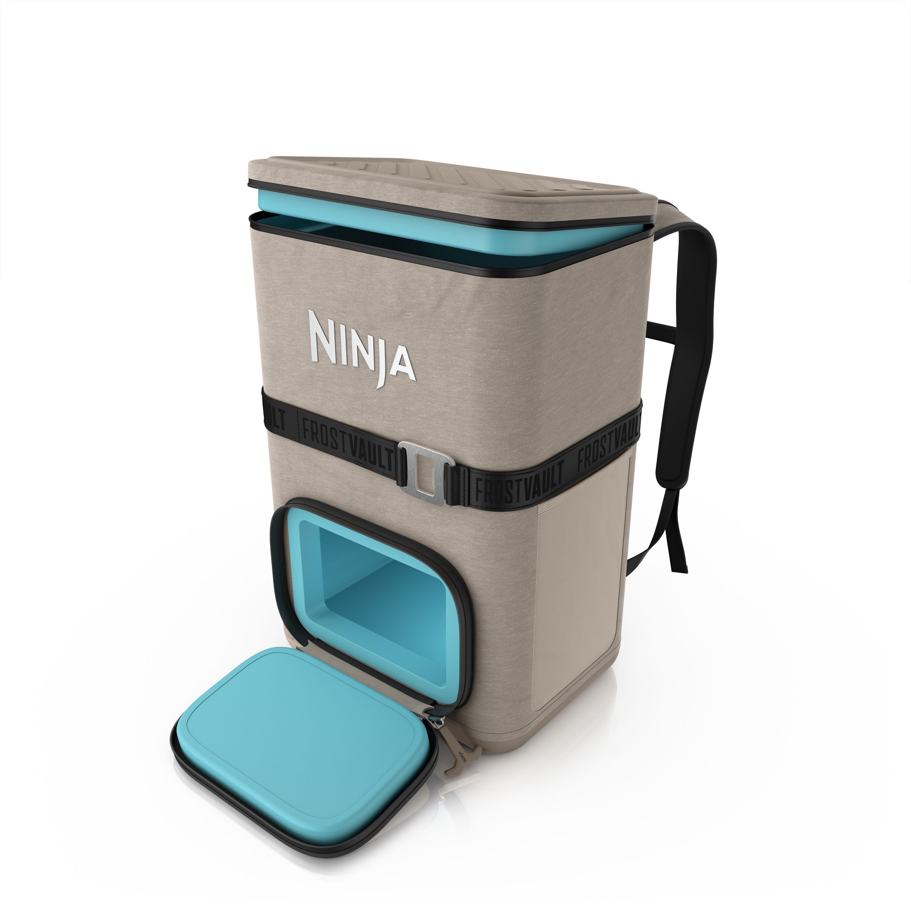 Ninja FrostVault Go Soft Cooler Backpack - 23L/36?Can/Beige