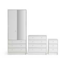 Argos Home Malibu 3 Piece 2 Door Wardrobe Set