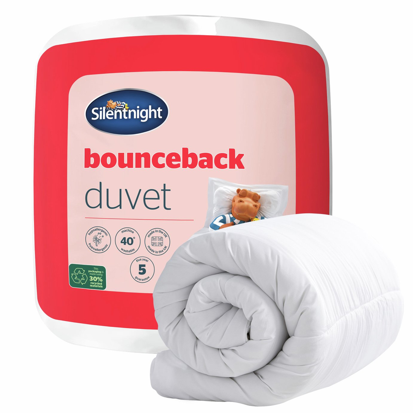 Silentnight Bounceback 4.5 Tog Duvet - King size