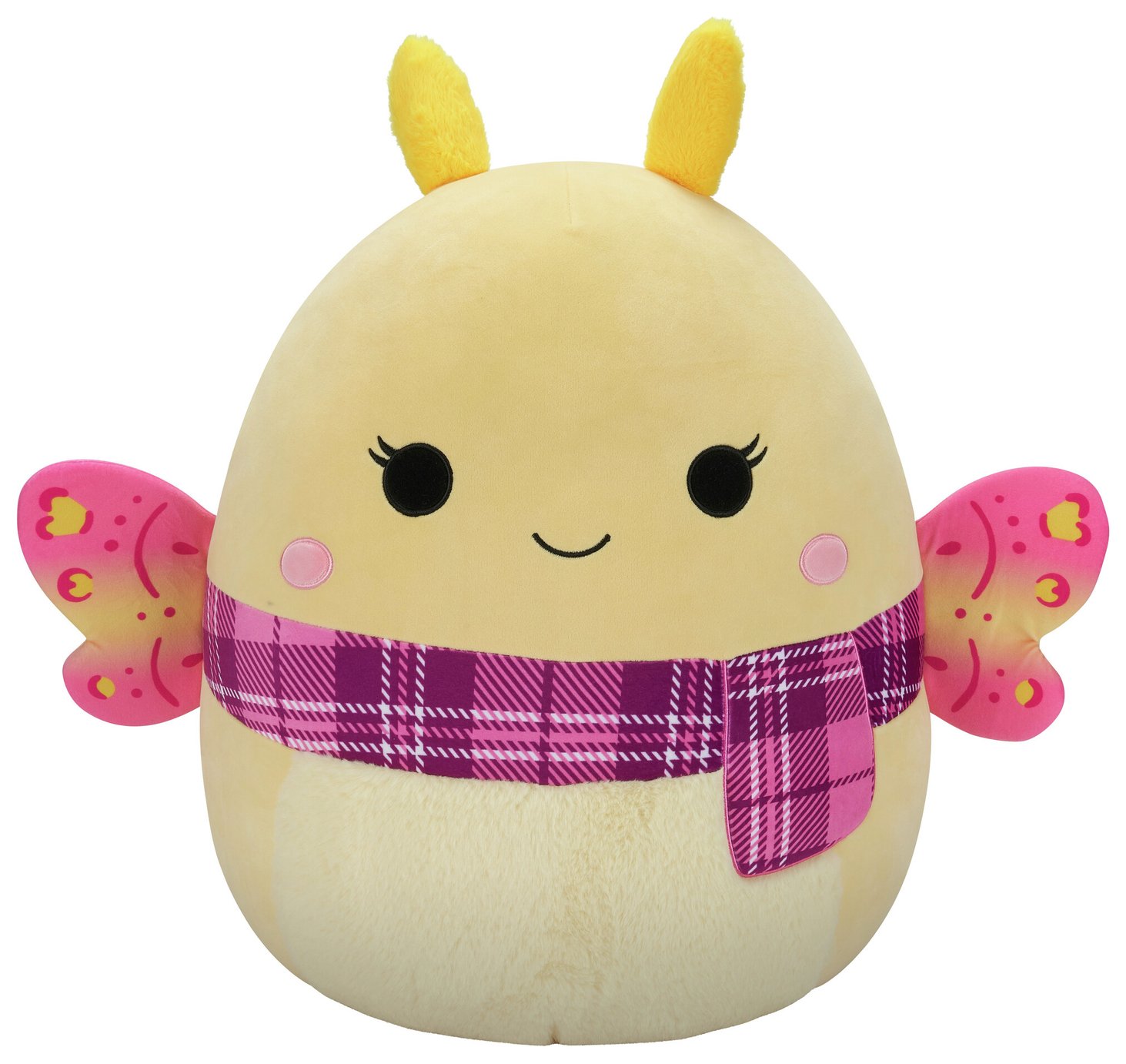 Squishmallows 20" Yellow Moth Plush