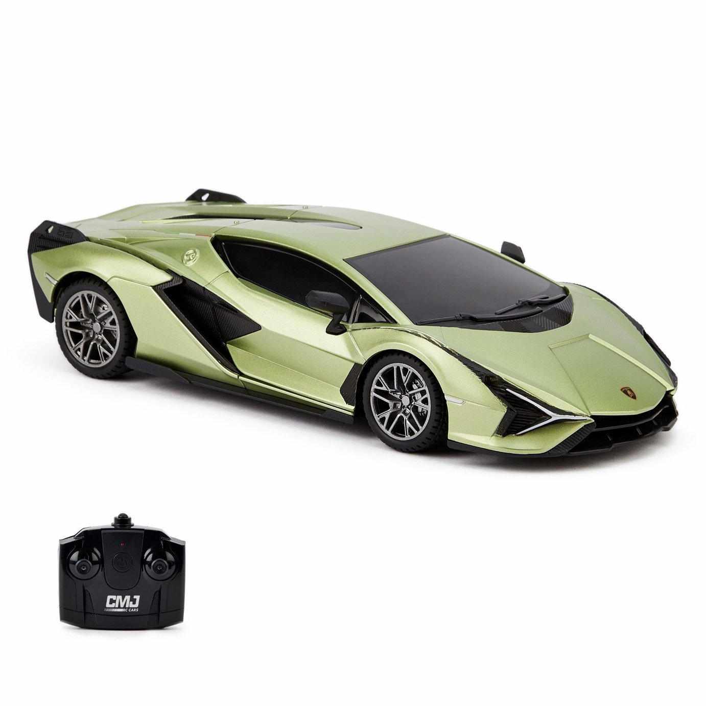 CMJ RC Cars Lamborghini Sian Met Green Radio Controlled Car