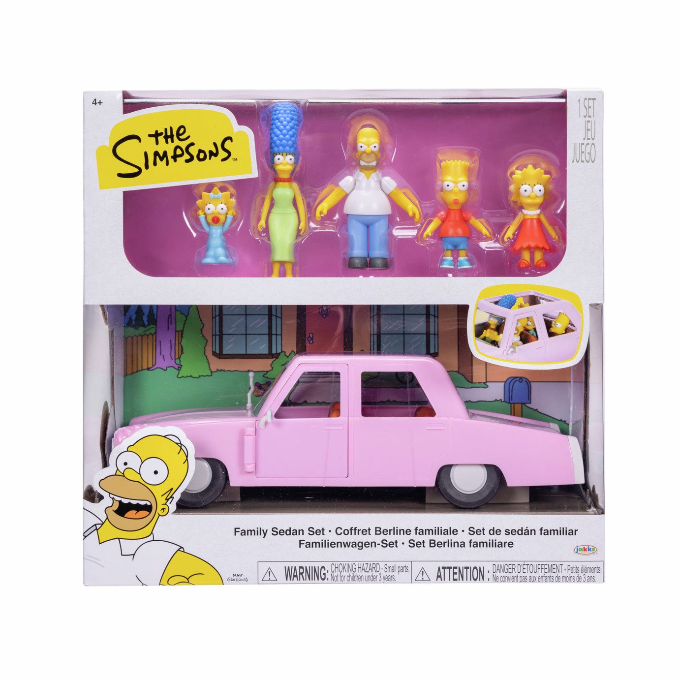 The Simpsons Family Sedan Playset