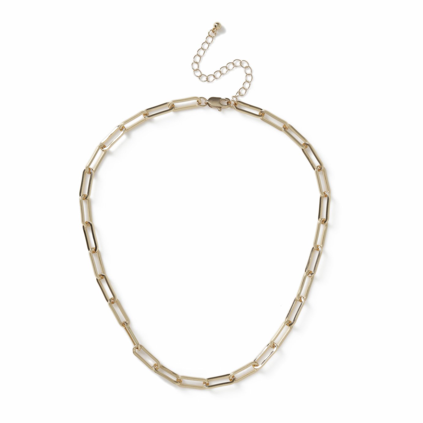 Freedom Gold Paperlink Chain Necklace