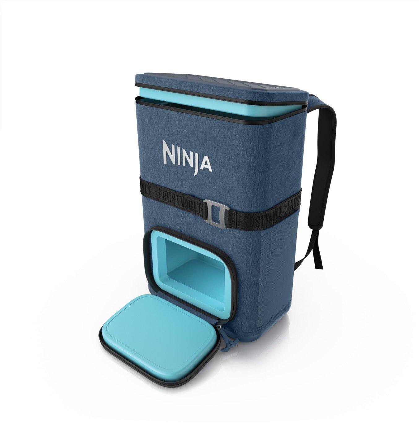 Ninja FrostVault Go Soft Cooler Backpack - 17L/ 24-Can/ Blue