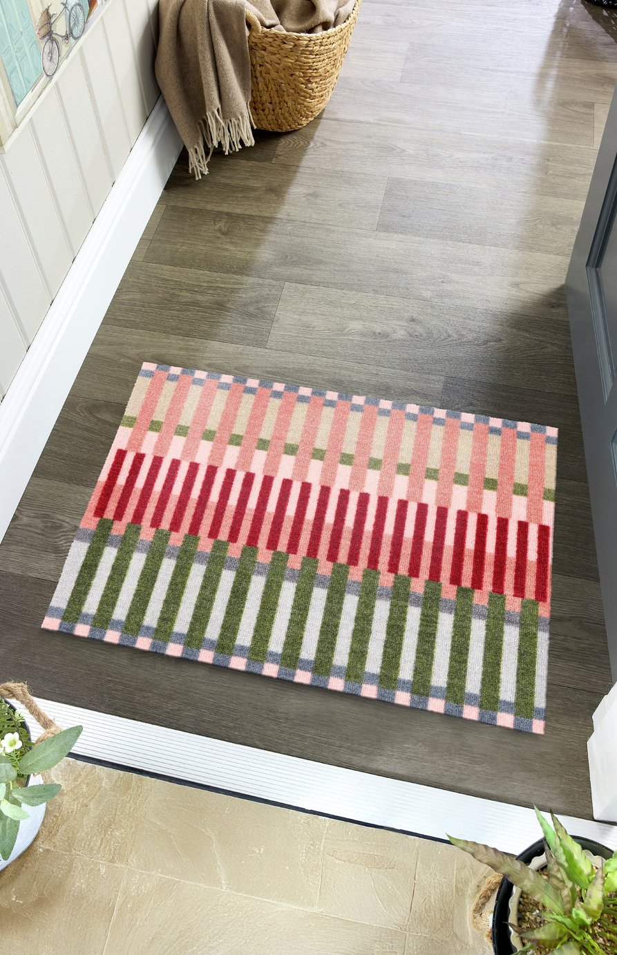 My Mat Colour Block Weave Doormat - 50x75cm