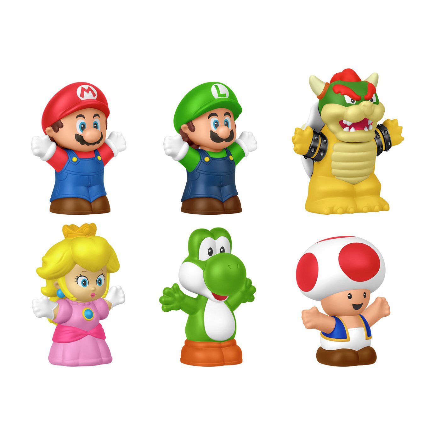 Fisher Price Little People My Mario Figure 6-Pack Toy Set