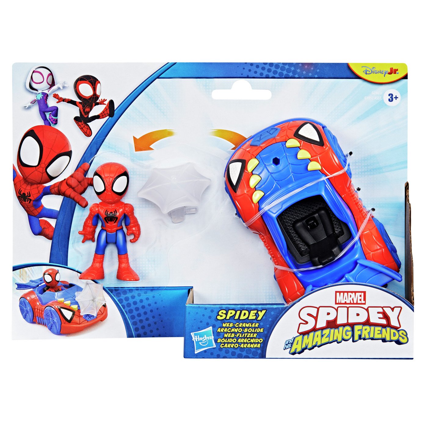 Spidey And His Amazing Friends Web Crawler Figure & Car Set