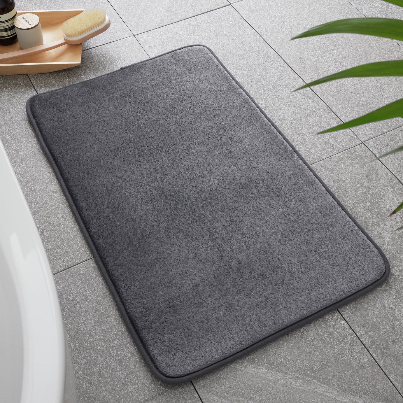 Catherine Lansfield Memory Foam Bath Mat - 50x80cm