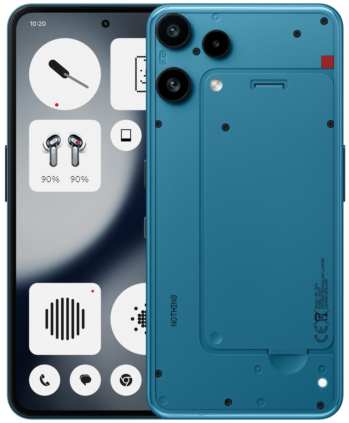 SIM Free Nothing Phone (3a) Lite 5G 128GB AI Phone - Blue