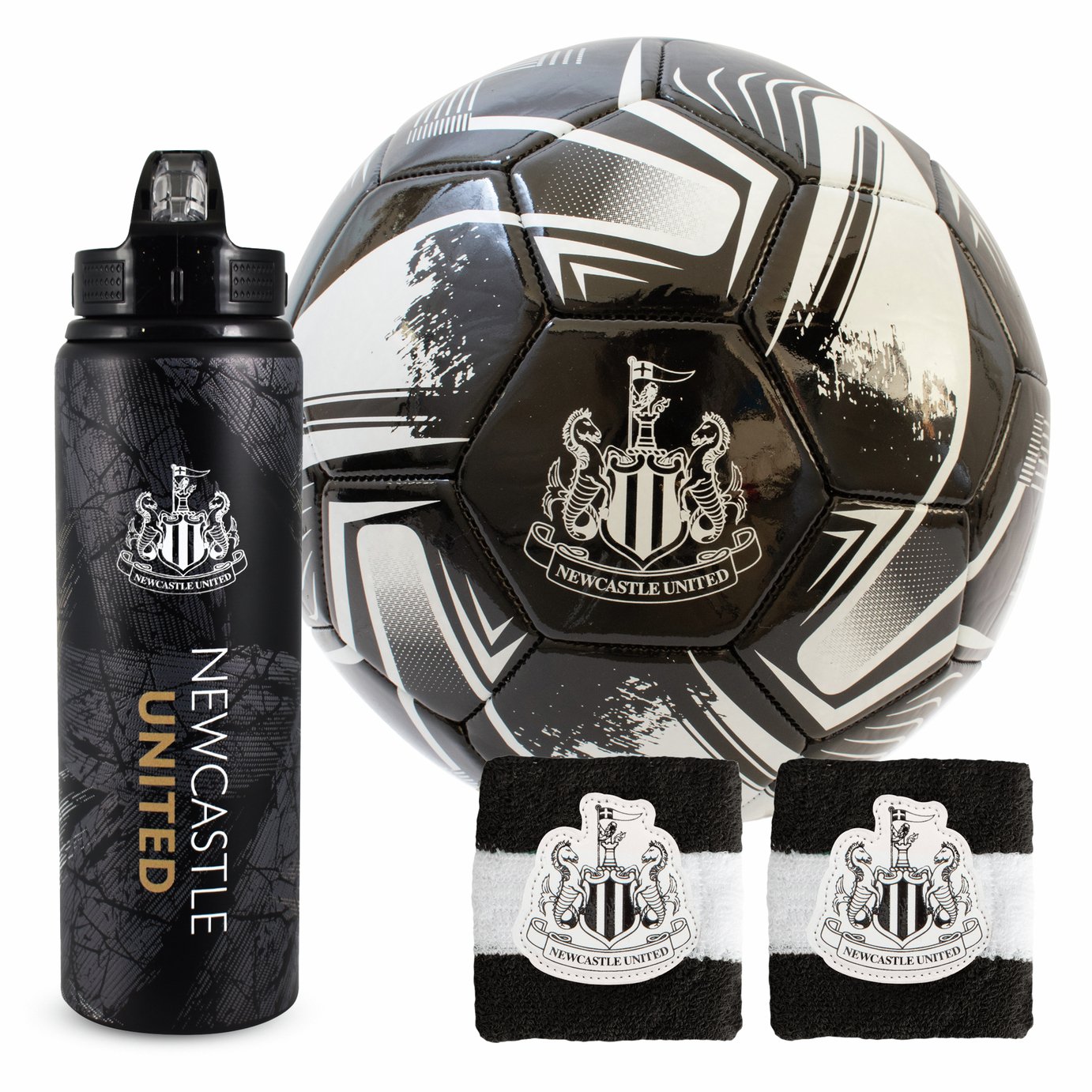 Newcastle United FC Size 5 Football Set - Multicoloured