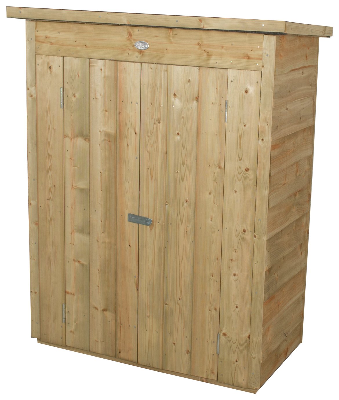 Forest 600L Wood Effect Pent Garden Store