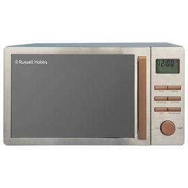 Russell Hobbs Luna 800W Standard Microwave RHMDL801CP Copper