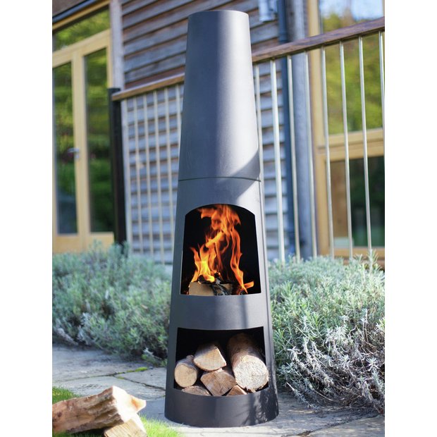 Buy La Hacienda Circo Chiminea with Log Store | Chimineas | Argos