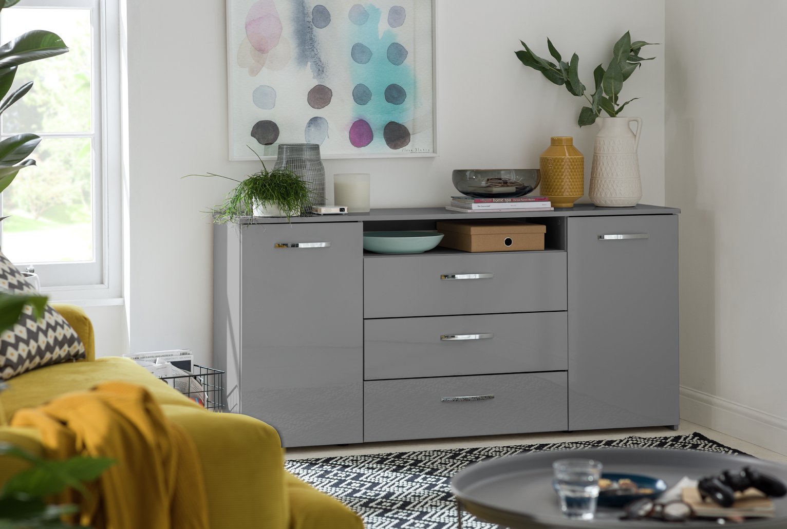 Argos Home Hayward 2 Door 3 Drawer Large Sideboard