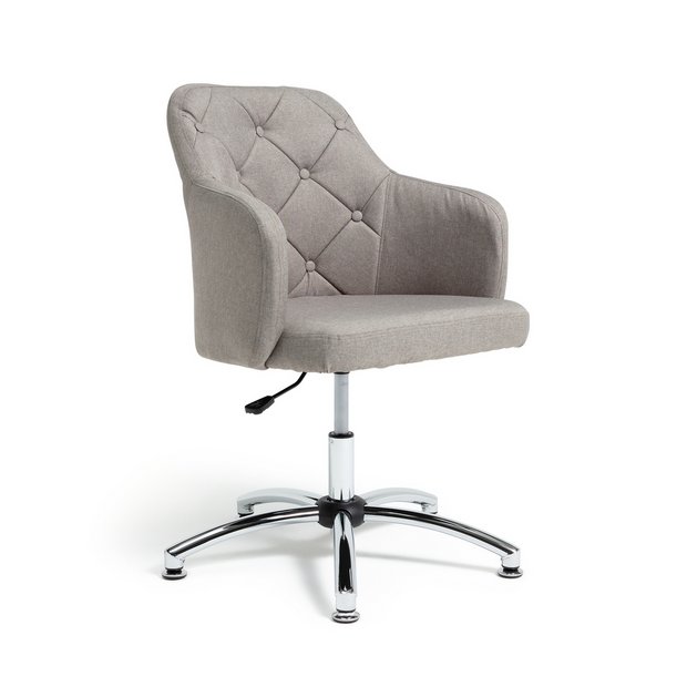 Buy Argos Home Button Back Fabric Office Chair Grey Office