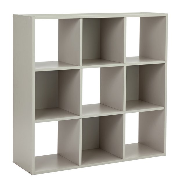 Buy Habitat Squares 9 Cube Storage Unit Grey Bookcases And Shelving Argos