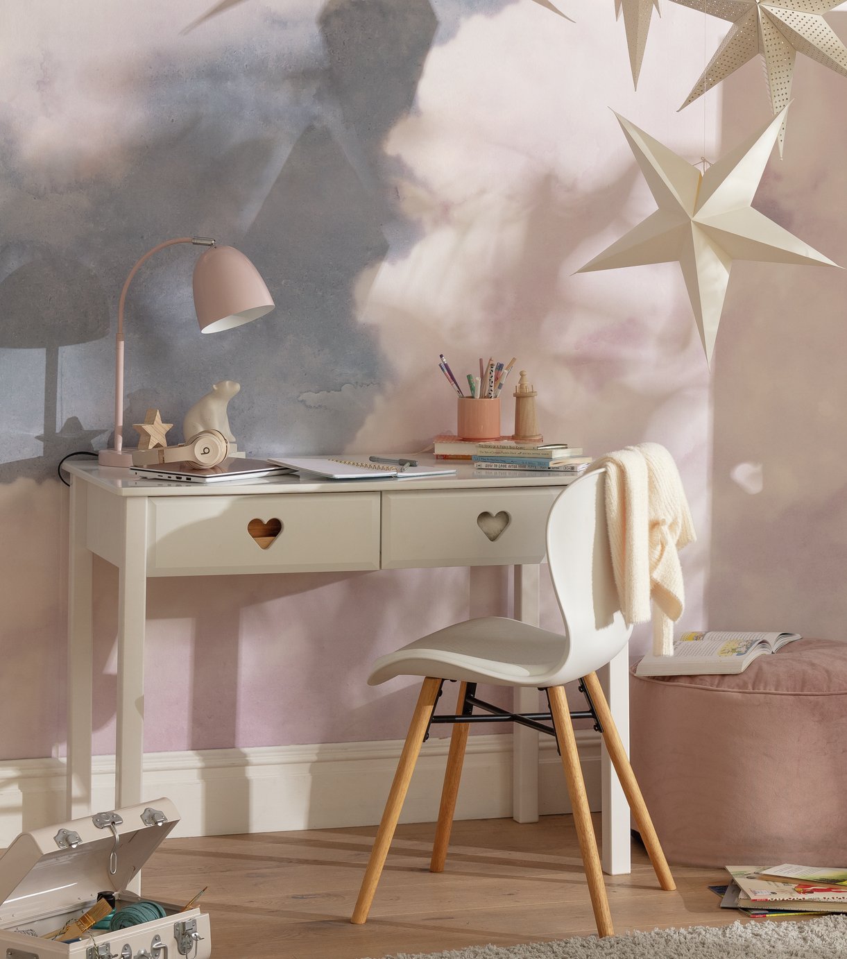 Argos Home Kids Mia 2 Drawers Desk - White