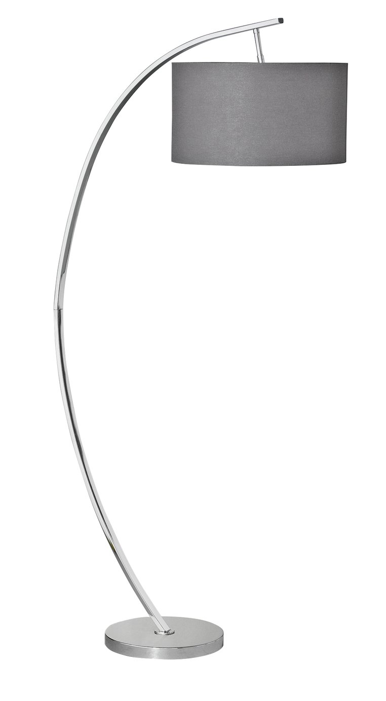 Argos Home Clane Chrome Arch Floor Lamp