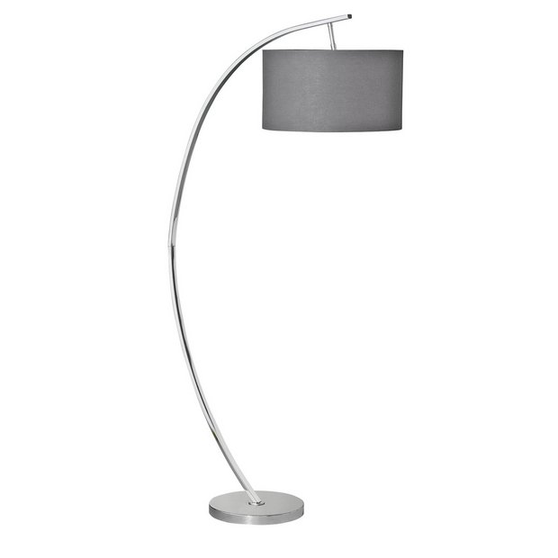 Buy Argos Home Clane Arch Floor Lamp - Grey | Floor lamps | Argos
