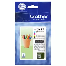 Brother LC3217VAL Ink Cartridges - Black & Colour