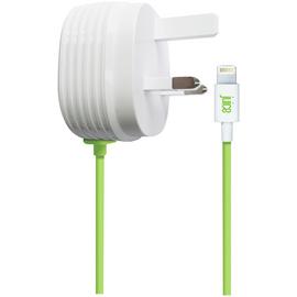 Juice Lightning Mains Wall Charger and Cable - White