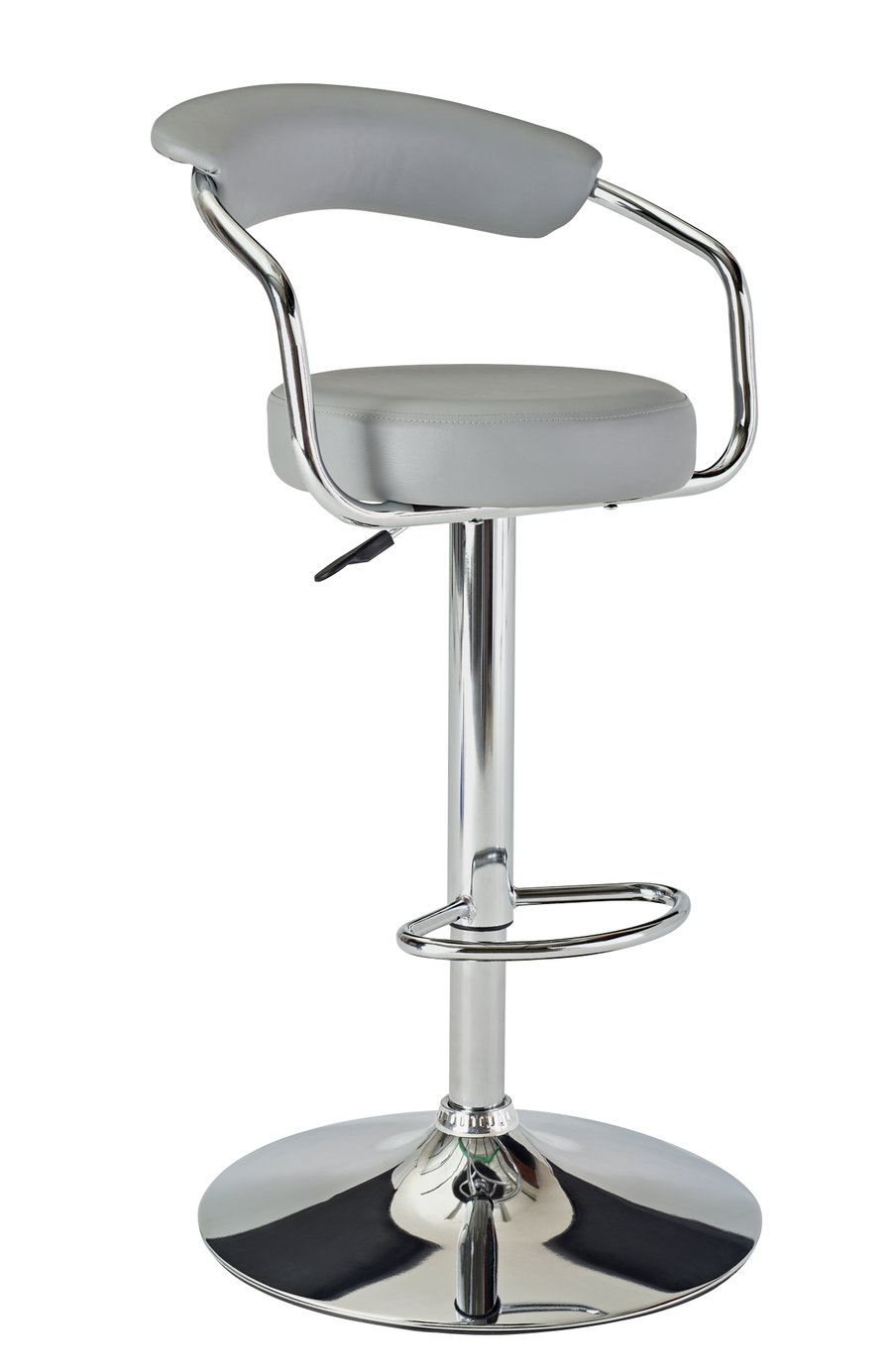 Argos Home Executive Gas Lift Bar Stool - Grey