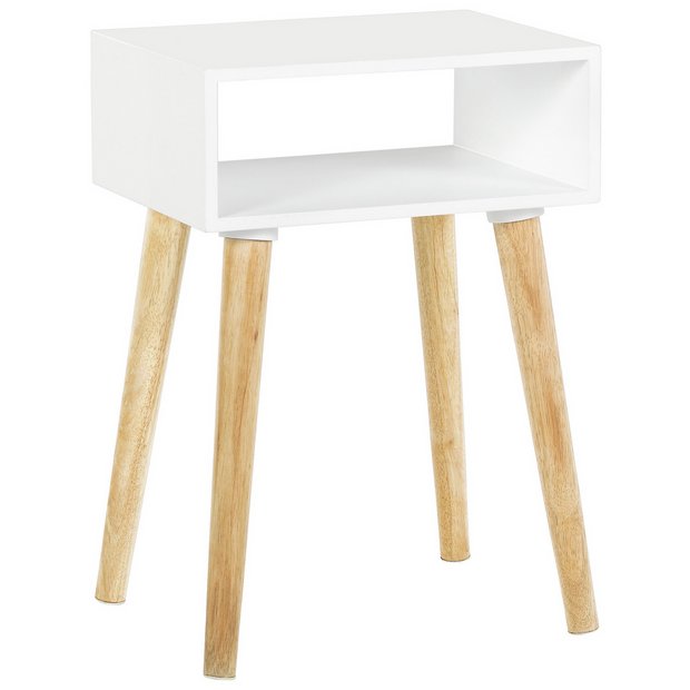 Buy Habitat Cato Solid Wood Side Table White Side Tables Argos